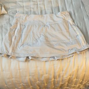 White Lululemon Skort